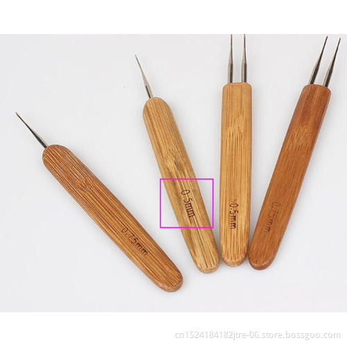 dreadlock crochet needle set candy crochet hook heads, plastic crochet hook with handle, crochet latch hook hair crochet hooks